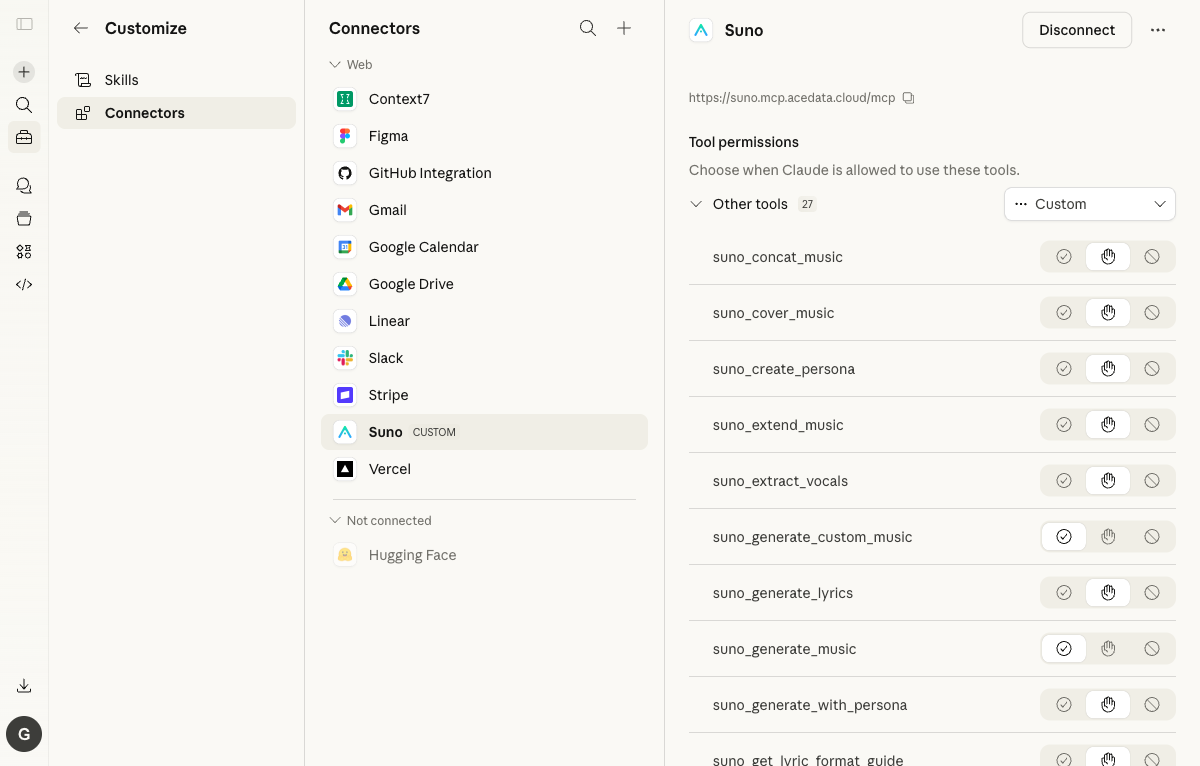 Connector Tool List