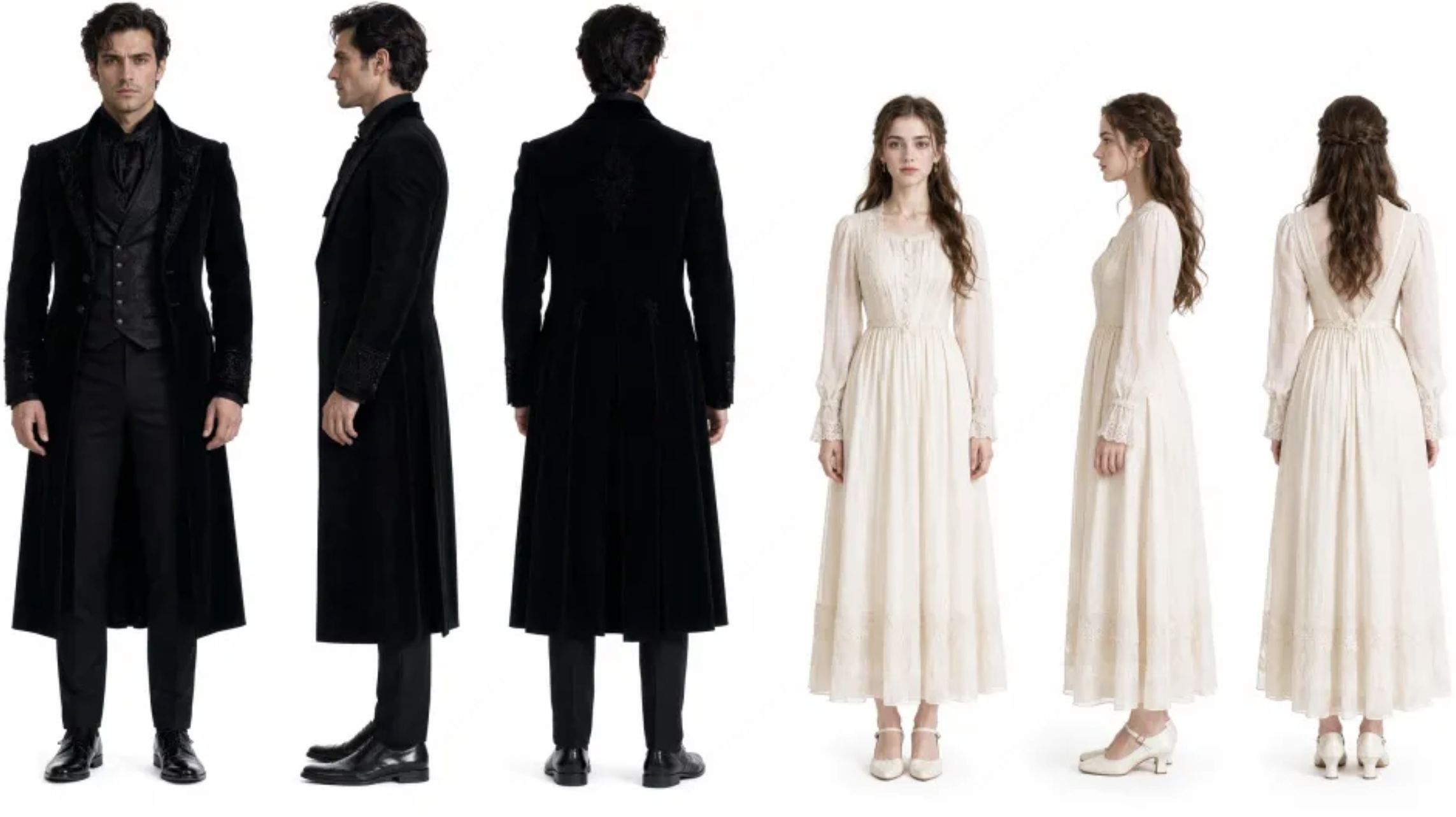 Live-action short drama male and female lead references